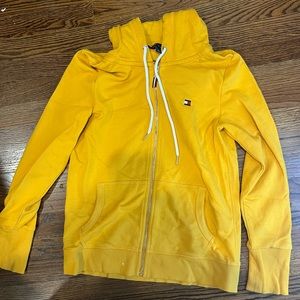 Tommy Hilfiger yellow zip up